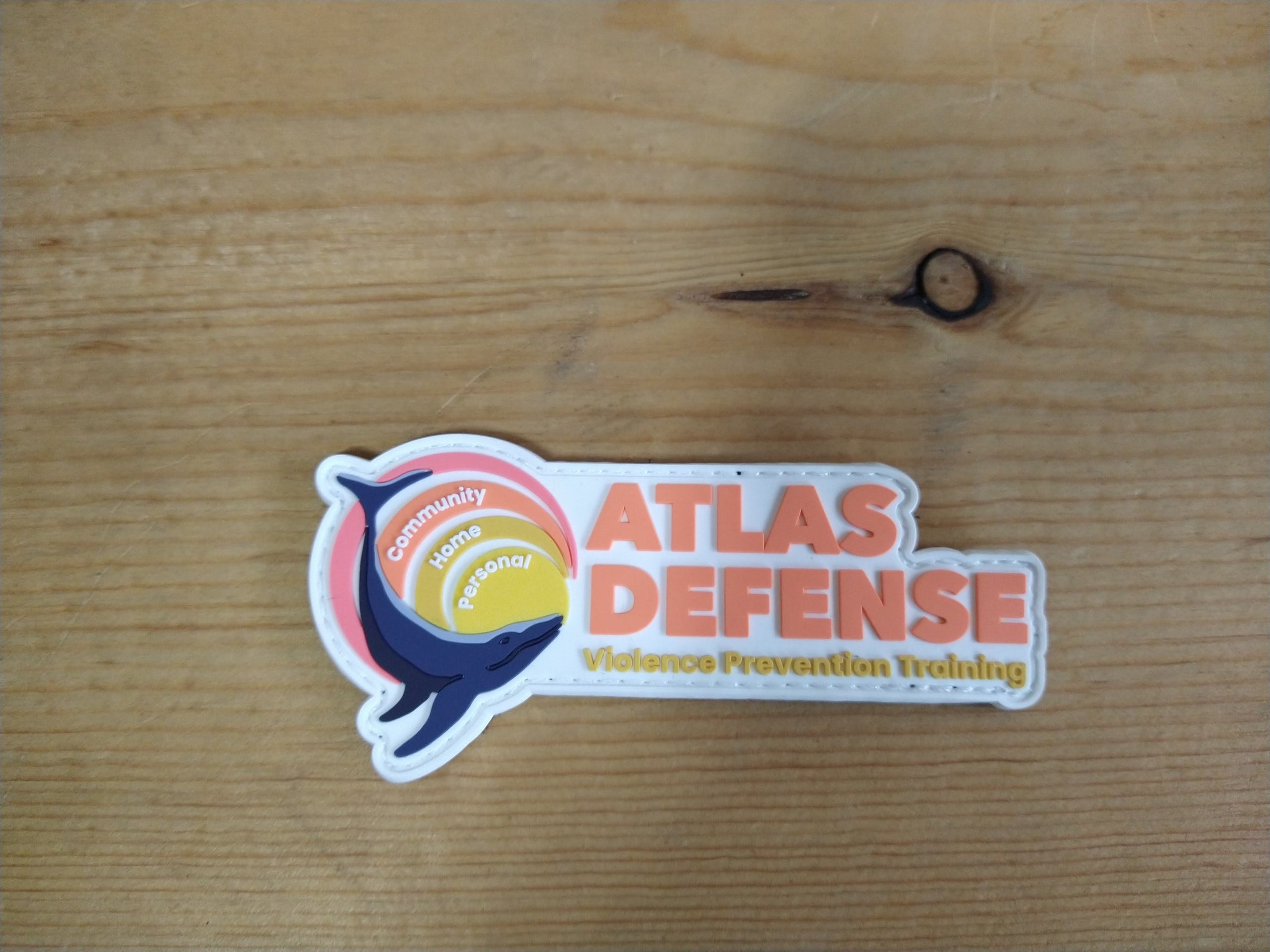 4x8 POLICE Patch w/Hook VELCRO® — ATLAS Consulting Group, LLC